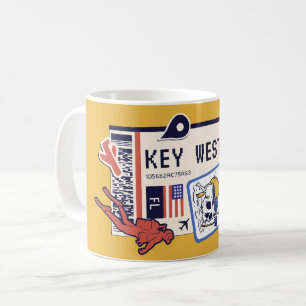 BOARDING PASS KEY WEST FLORIDA USA KAFFEETASSE