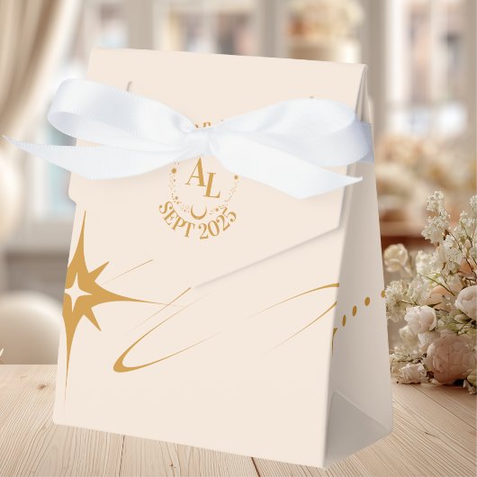 Boarding Pass kosmische Hochzeit Geschenkschachtel