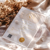 Boarding Pass kosmische Hochzeitdestination Acryleinladungen