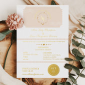 Boarding Pass kosmische Hochzeitdestination Folieneinladung