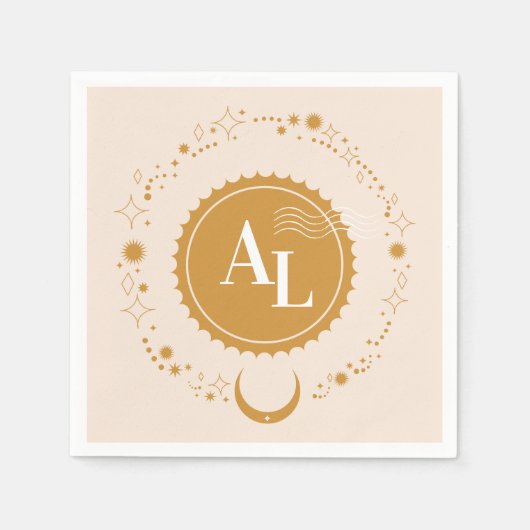 Boarding Pass kosmische Hochzeitdestination Serviette (Vorderseite)