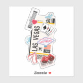 BOARDING PASS LAS VEGAS NEVADA USA AUFKLEBER (Blatt)