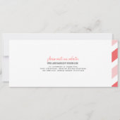 Boarding Pass Luftpost Einladung (Rückseite)