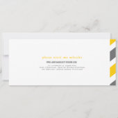 Boarding Pass Luftpost Einladung (Rückseite)