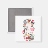 BOARDING PASS OTTAWA CANADA MAGNET (Vorderseite/Rückseite)