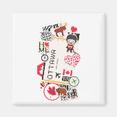 BOARDING PASS OTTAWA CANADA MAGNET (Vorne)