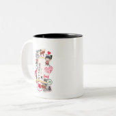 BOARDING PASS OTTAWA CANADA ZWEIFARBIGE TASSE (Vorderseite Links)