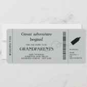 Boarding Pass Pregnancy Ankündigung für Eltern (Vorderseite)