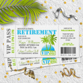 Boarding Pass Retirement Party Einladung