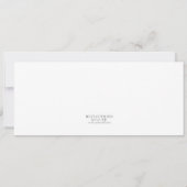 Boarding Pass Retirement Party Einladung (Rückseite)