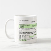 Boarding Pass - Retro Kaffeetasse (Links)