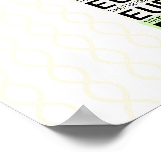 Boarding Pass - Retro Poster (Ecke)