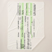 Boarding Pass - Retro Sherpadecke (Vorderseite)