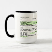 Boarding Pass (Retro) SRG Tasse (Links)