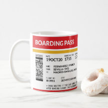 Boarding Pass - Rot
