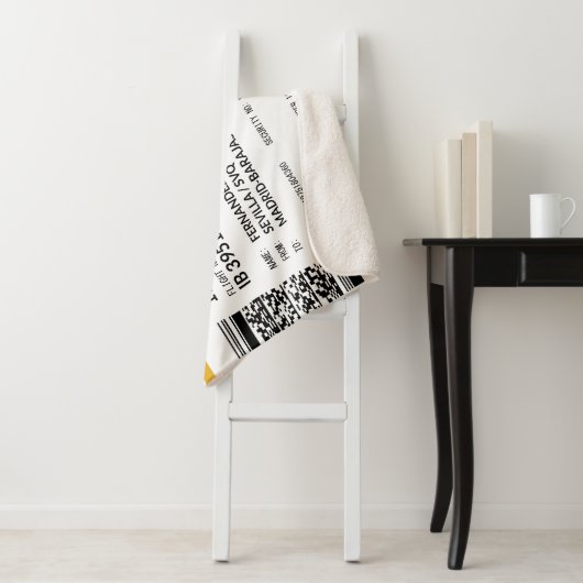 Boarding Pass - Rot Sherpadecke (Beispiel)