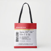Boarding Pass - Rot Tasche (Vorderseite)