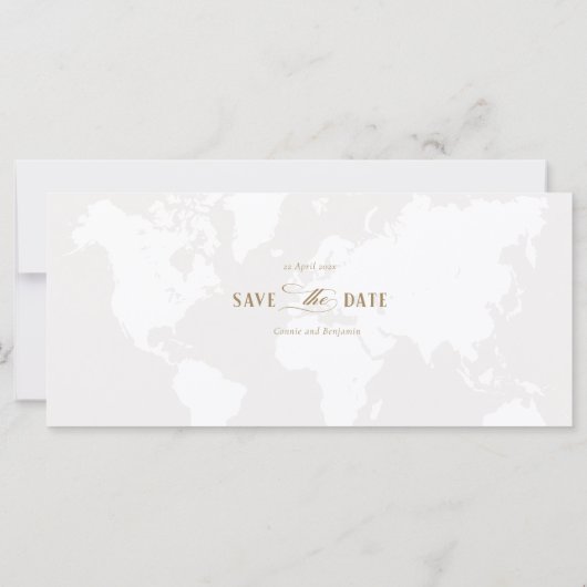 Boarding Pass Save the Date Einladung (Rückseite)