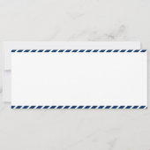 Boarding Pass Save the Date World Map Ticket (Rückseite)