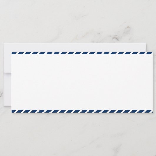 Boarding Pass Save the Date World Map Ticket (Rückseite)