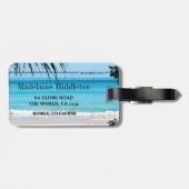 Boarding Pass Sea Ocean Szene Gepäckanhänger (Rückseite horizontal)