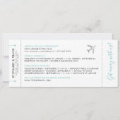 Boarding Pass Ticket Ändern Sie das Datum Silver F Ankündigung (Rückseite)