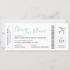 Boarding Pass Ticket Ändern Sie das Datum Silver F Ankündigung