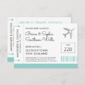 Boarding Pass Ticket Einzelbegleiter Platzkarten (Vorne/Hinten)