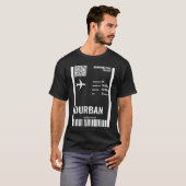 Boarding Pass Ticket T T-Shirt (Vorne ganz)