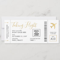 Boarding Pass Ticket Travel Thema Große Platzkarte