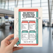 Boarding Pass to Adventure – Travel Themed