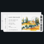 Boarding Pass Toscana Italien Hochzeit retten Datu Save The Date<br><div class="desc">Boarding Pass Toscana Italien Hochzeit retten Datum</div>