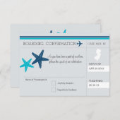 Boarding Pass UAWG TO CAPE MAG NEW JERSEY Einladung (Vorne/Hinten)