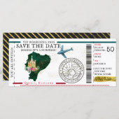 Boarding Pass | Überraschen Zielort Geburtstag (Vorne/Hinten)