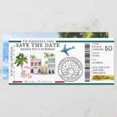 Boarding Pass | Überraschen Zielort Geburtstag (Vorne/Hinten)