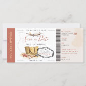 Boarding Pass Überraschung Zielort Geburtstagspart (Vorderseite)