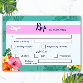 Boarding Pass Wedding Einladung Zielort