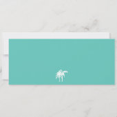 Boarding Pass Wedding Karibik Einladung (Rückseite)