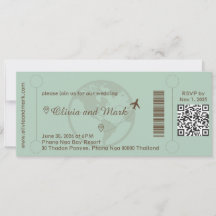 Boarding Pass Weditation - Sage & Beige