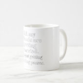 Boarding Passes Over Bouquets- Funny Travel mug Kaffeetasse (VorderseiteRechts)