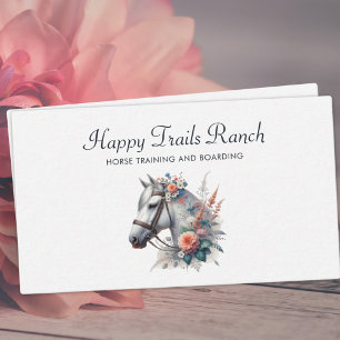 Boarding Reitschule Visitenkarte