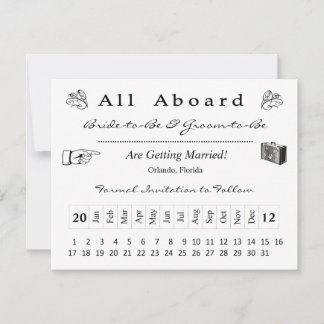 Boarding Save the Date
