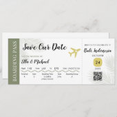 BOARDING SAVE THE DATE - HOCHZEIT IN URLAUBSORT (Vorne/Hinten)