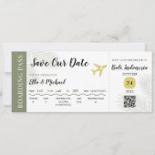 BOARDING SAVE THE DATE - HOCHZEIT IN URLAUBSORT (Vorderseite)