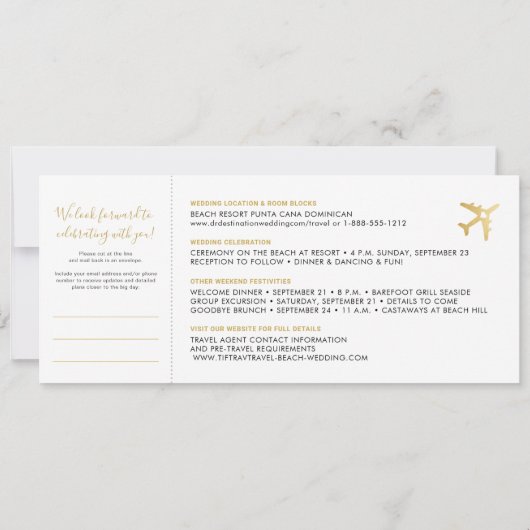 Boarding Save the Date mit angeschlossenem UAWG (Rückseite)