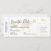 Boarding Save the Date mit angeschlossenem UAWG (Vorderseite)