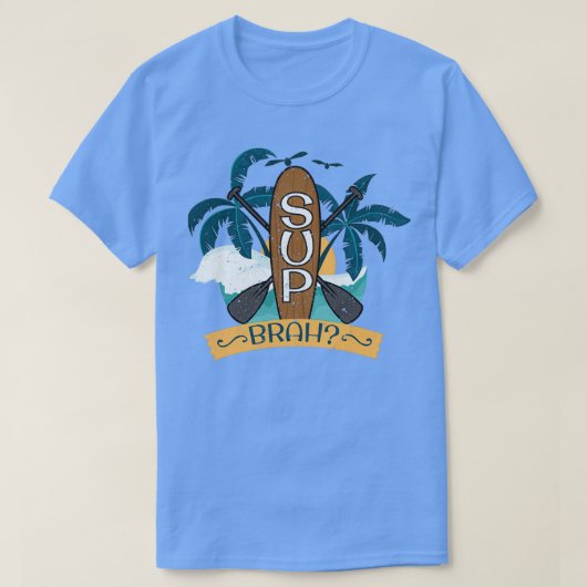Boarding-SUP-BRAH zum Aufstellen T-Shirt (Design vorne)