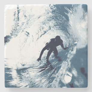 Boarding Trybe Rohr hawaiische Tiki Steinuntersetzer