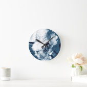 Boarding Trybe Tube, Hawaiian Surf Grafik Runde Wanduhr (Zuhause)