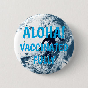 Boarding Trybe Tube, Hawaiian Surfer geimpft Button